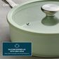 Circulon 10-Piece Ceramic Nonstick Cookware Set in Sage, , large