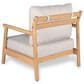 Hearth and Haven Outdoor Club Chair with Water-Resistant Cushion in Beige, , large