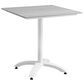 Modway Maine 3-Piece Outdoor Patio Bistro Set in White and Light Gray, , large