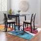 Linon Home Decor Torino Drop Leaf Dining Table in Black - Table Only, , large