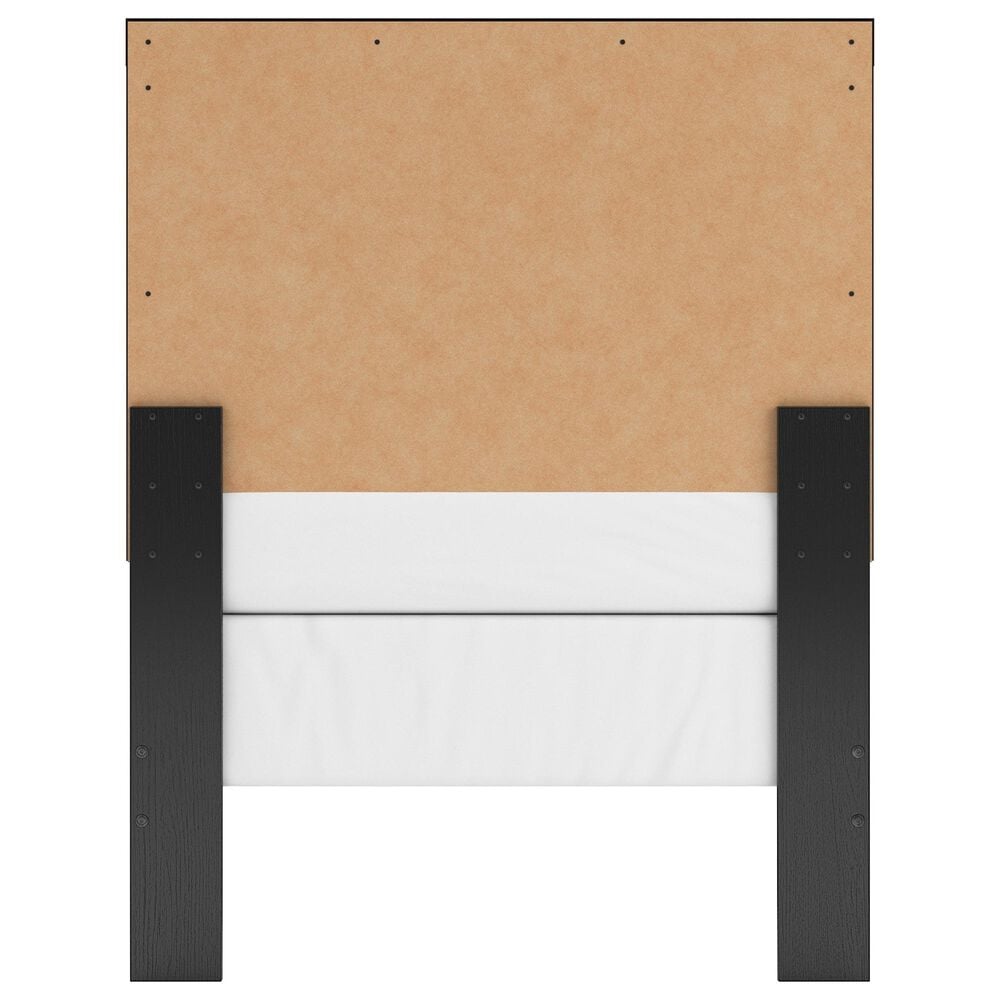Ashley Broachmyn Twin Panel Bed in Black and Gray , , large