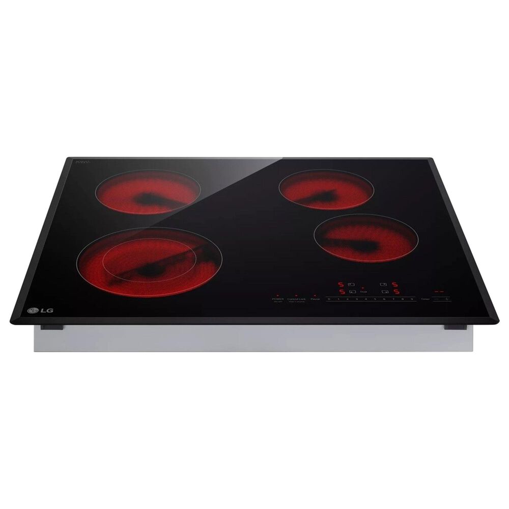 LG 24" Compact Electric Cooktop in Black and Grey, , large