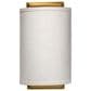 Jamie Young Direct Ship Ridgely 1-Light Linen Wall Sconce in White, , large