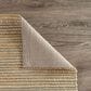 L&R Resources Natural Fiber Striped 5" x 7"9" Spa Blue Area Rug, , large