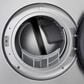 LG 9.0 Cu. Ft. Electric Front Load Dryer in Brushed Platinum Steel, , large