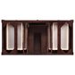 James Martin Vanities Brittany 48" Single Bathroom Vanity in Burnished Mahogany with 3 cm Lime Delight Quartz Top and Rectangular Sink, , large