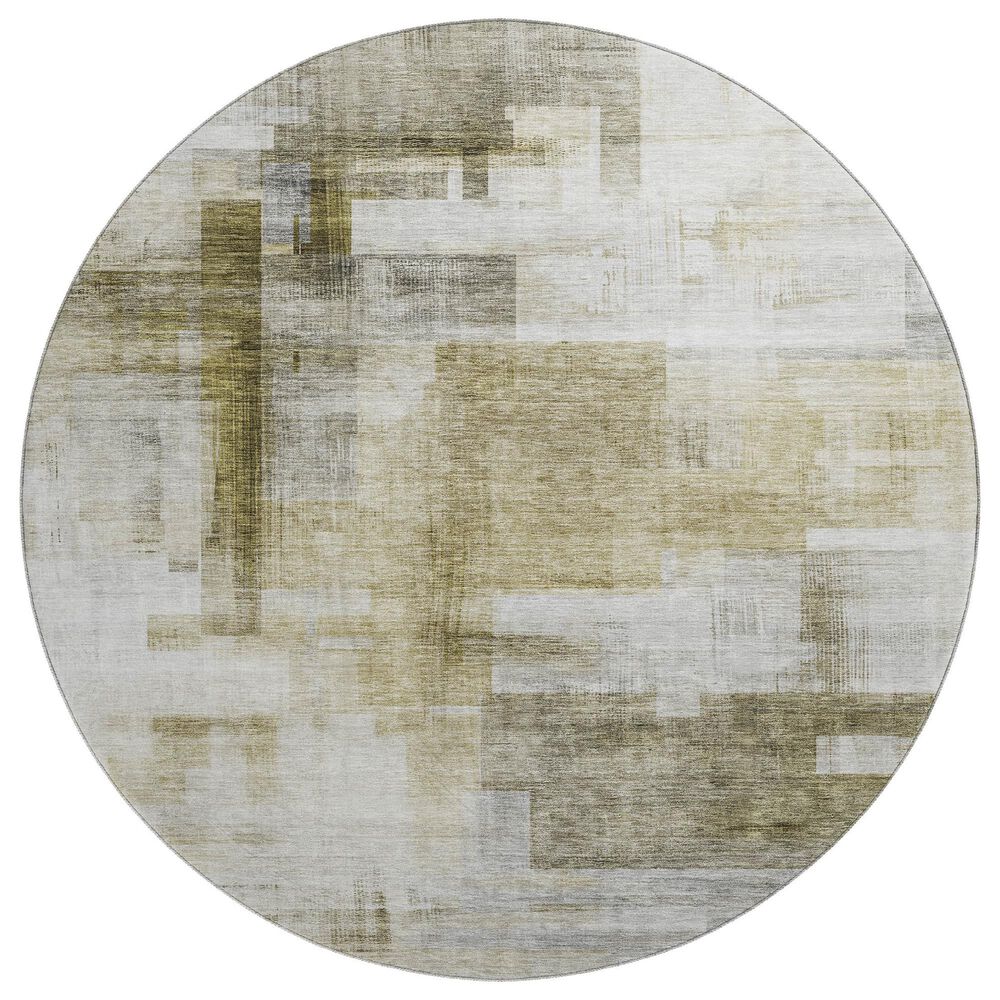 Dalyn Rug Company Ravenna RN6 8" Round Taupe Area Rug, , large
