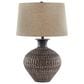 Ashley Magan Metal Table Lamp in Antique Bronze, , large