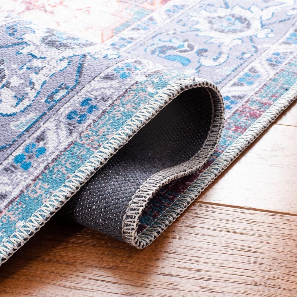 Safavieh Serapi  5&#39;3&quot; x 8&#39; Rust and Blue Area Rug, , large