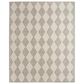 Nourison Positano Geometric Light Grey 5" x 7" Indoor/Outdoor Area Rug, , large