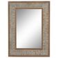 Maple and Jade 29" x 39" Wall Mirror in Distressed Grey and Brown, , large