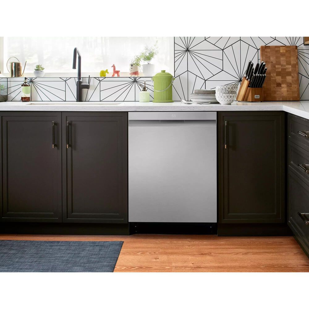 LG 24&quot; Fully Integrated Pocket Handle Smart Built-In Dishwasher in PrintProof Stainless Steel, , large