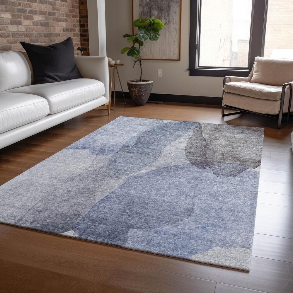 Dalyn Rug Company Ravenna RN12 5&#39; x 7&#39;6&quot; Blue Area Rug, , large