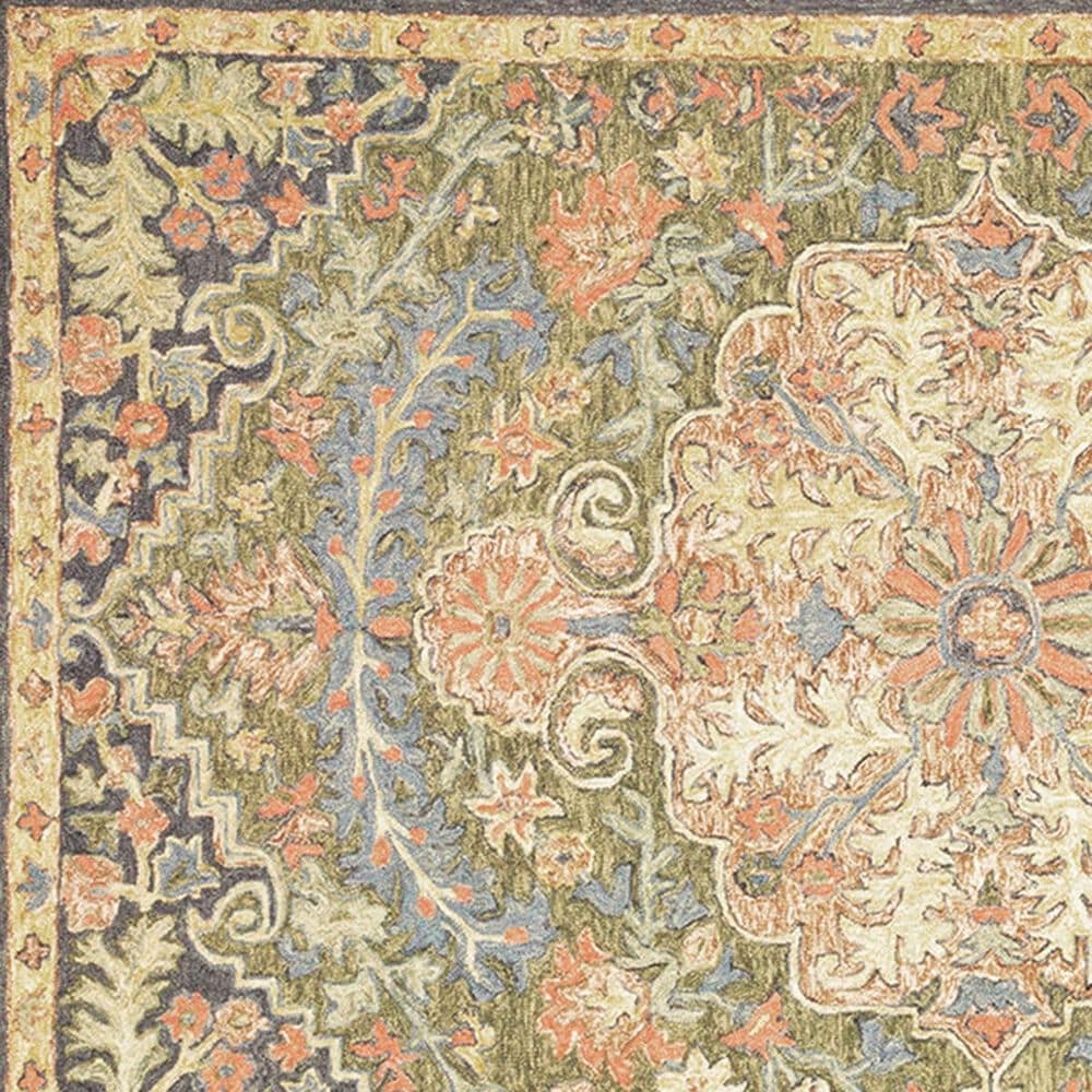Oriental Weavers Alfresco 28401 5&#39; x 8&#39; Blue and Green Area Rug, , large