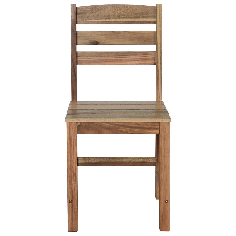 Hearth and Haven 6-Piece Patio Dining Set with Table, Bench and Chairs in Natural, , large