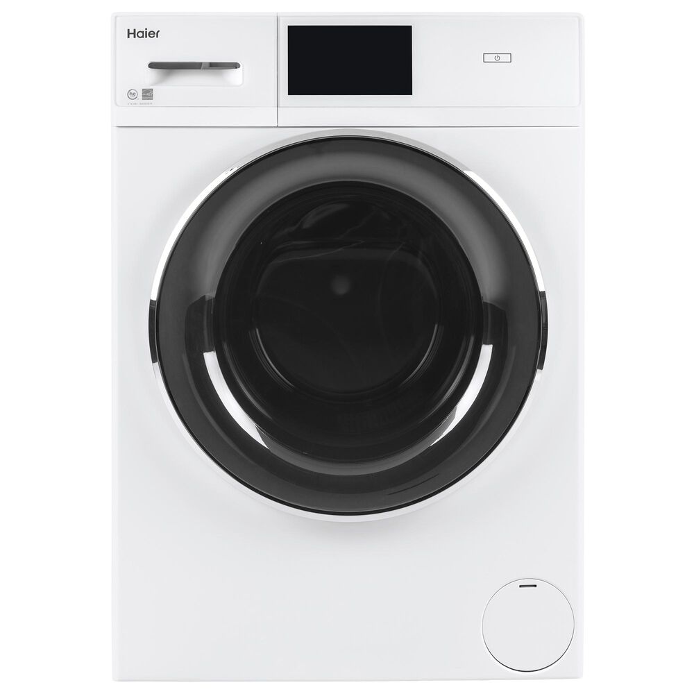Haier 2.4 Cu. Ft. Smart Front Load Washer in White, , large