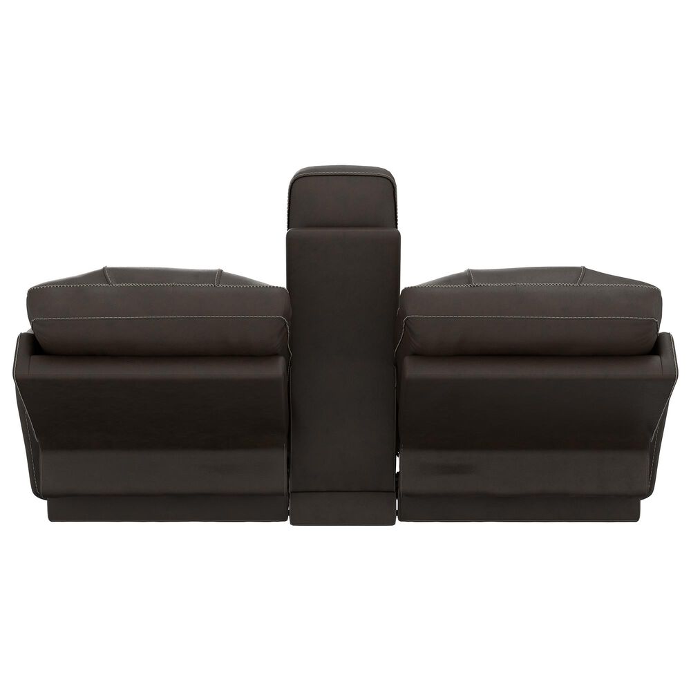 Catnapper Fredda Power Reclining Console Loveseat with Power Headrests in Coffee, , large