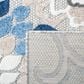 Safavieh Cabana 2"2" x 9" Grey and Blue Performance Runner, , large