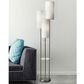 Adesso Trio Floor Lamp in Brushed Steel, , large