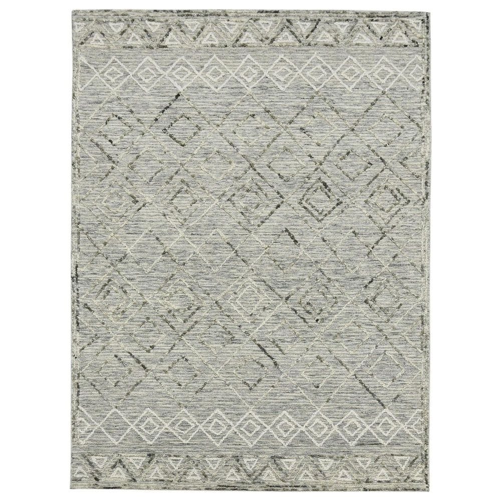 Amer Rugs Berlin 5" x 8" Gray Area Rug, , large