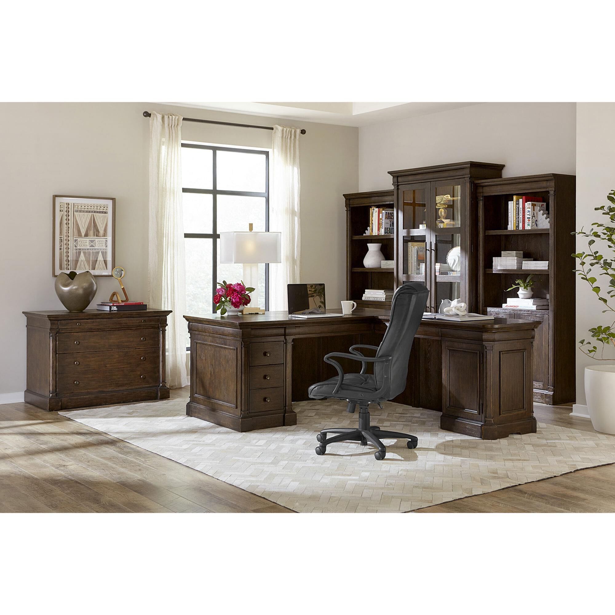 Riva Ridge Jackson 2-Door Bookcase in Turkish Coffee