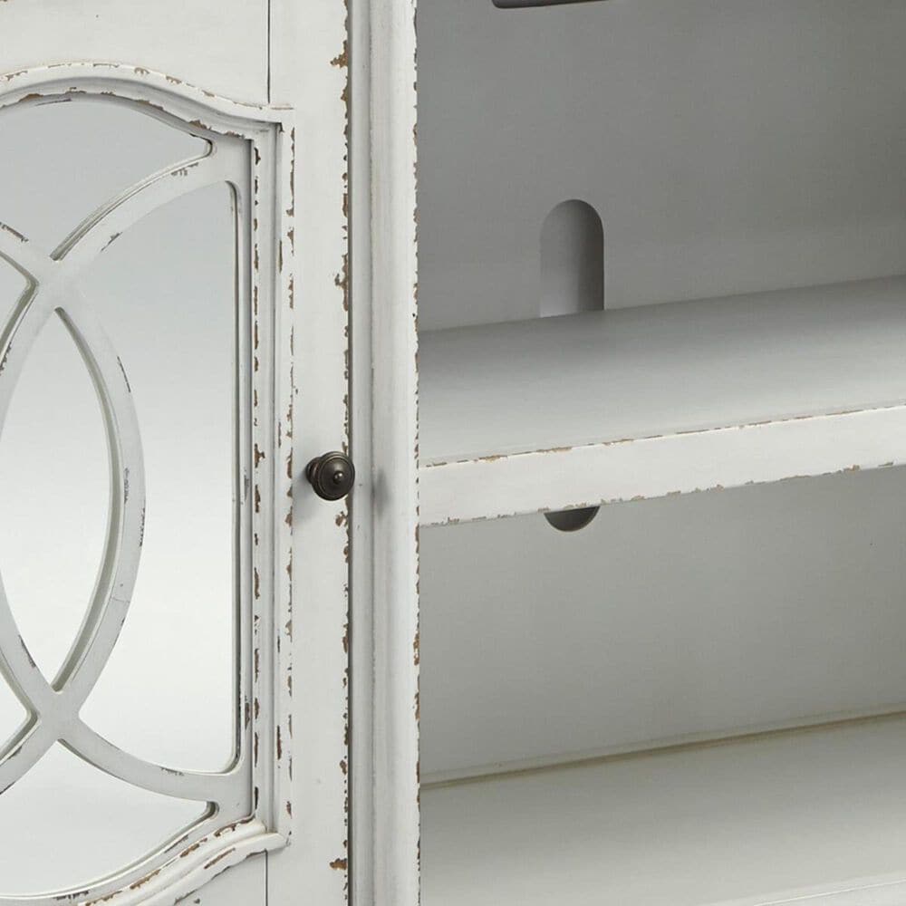 Ashley Realyn XL 74&quot; TV Stand in Chipped White, , large