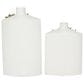 Maple and Jade 2-Piece Leaf Decorative Vase Set in Polished White and Gold, , large