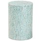 Baxton Studio Draven End Table in White and Blue, , large