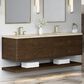 James Martin Allamari 72" Double Bathroom Vanity in Sable with 3 cm Tajnar Eclos Top and Rectangular Sinks, , large