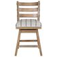 Millenium Counter Table and 6 Stools in Light Brown, , large