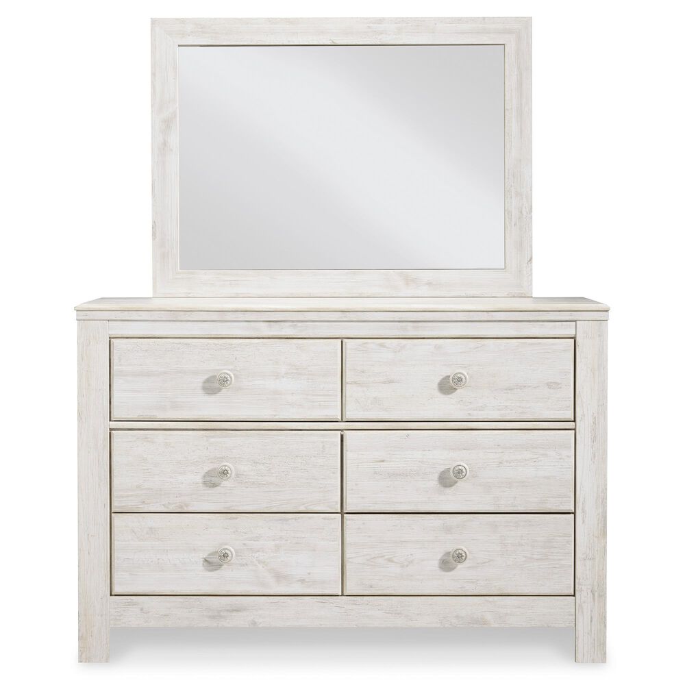 Ashley Paxberry 5-Piece Twin Bedroom Set in Whitewash, , large