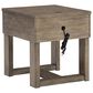 Ashley Loyaska End Table in Grayish Brown and White, , large