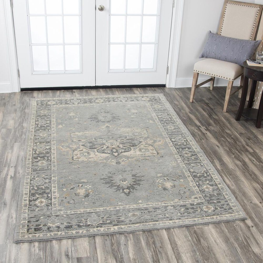 RIZZY Gossamer GS6798 8&#39; x 10&#39; Gray Area Rug, , large