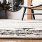 Safavieh Natura NAT325Z 9" x 12" Black and Ivory Area Rug, , large