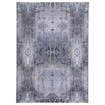 Feizy Gaspar 6"7" x 9"6" Light Blue and Sterling Area Rug, , large