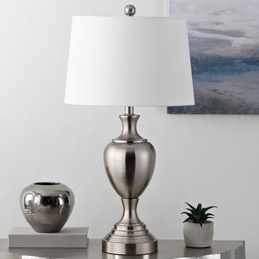 Safavieh Poppy Table Lamp in Nickel, , large