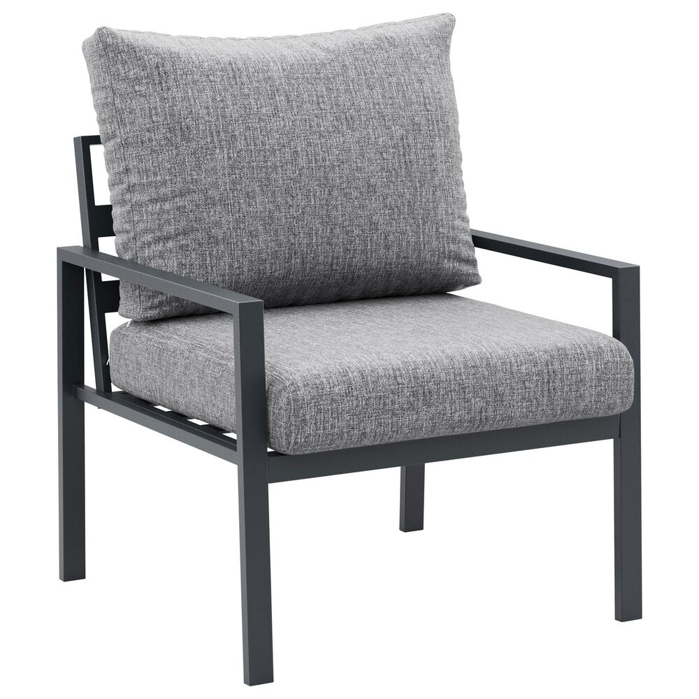 CorLiving Eden 4-Piece Patio Conversation Set in Grey, , large