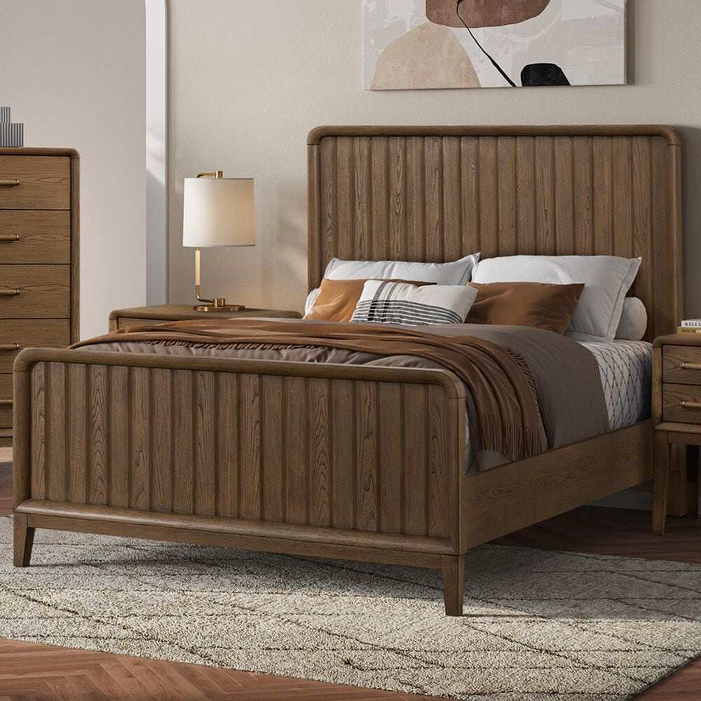 Sterling Timber Elure Full Panel Bed in Latte, , large