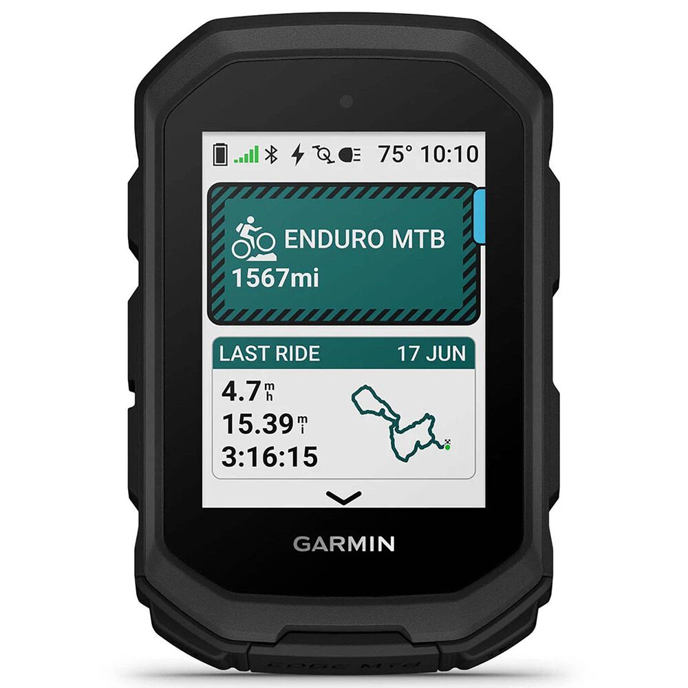 Garmin Edge MTB Advanced GPS Mountain Bike Computer in Black, , large