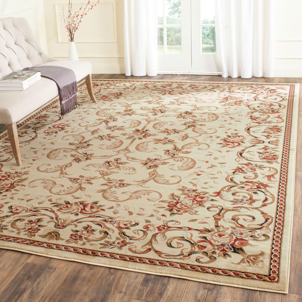 Safavieh Lyndhurst LNH327 8&#39; x 11&#39; Ivory and Beige Area Rug, , large