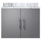 Lexora Home Geneva 24" Single Bathroom Vanity in Dark Grey with 2 cm White Carrara Marble Top and Rectangular Sink, , large