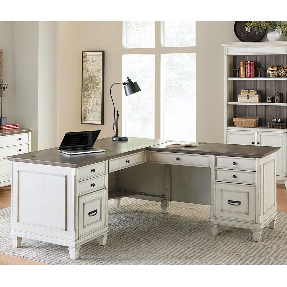 Wycliff Bay Hartford Right Hand Facing L-Shaped Desk, , large