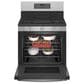 GE Profile 3-Piece Kitchen Package with 5.6 Cu. Ft. Smart Free-Standing Gas Range, Microwave Oven and Dishwasher in Stainless Steel, , large