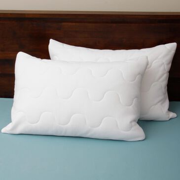 Allied Home Coolmax King Pillow Protector in White (Set of 2), , large
