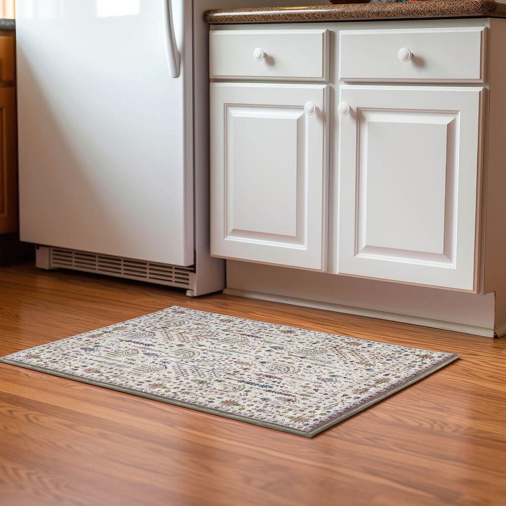 37B Hatay HY5 1&#39;8&quot; x 2&#39;6&quot; Ivory Area Rug, , large