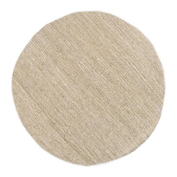 Surya Continental COT-1930 8" Round Cream Area Rug, , large