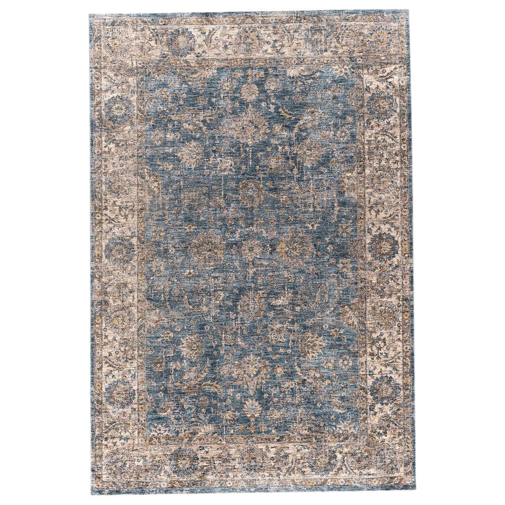 Surya Mirabel 6"7" x 9"6" Teal, Aqua, Mustard, Gray and Beige Area Rug, , large