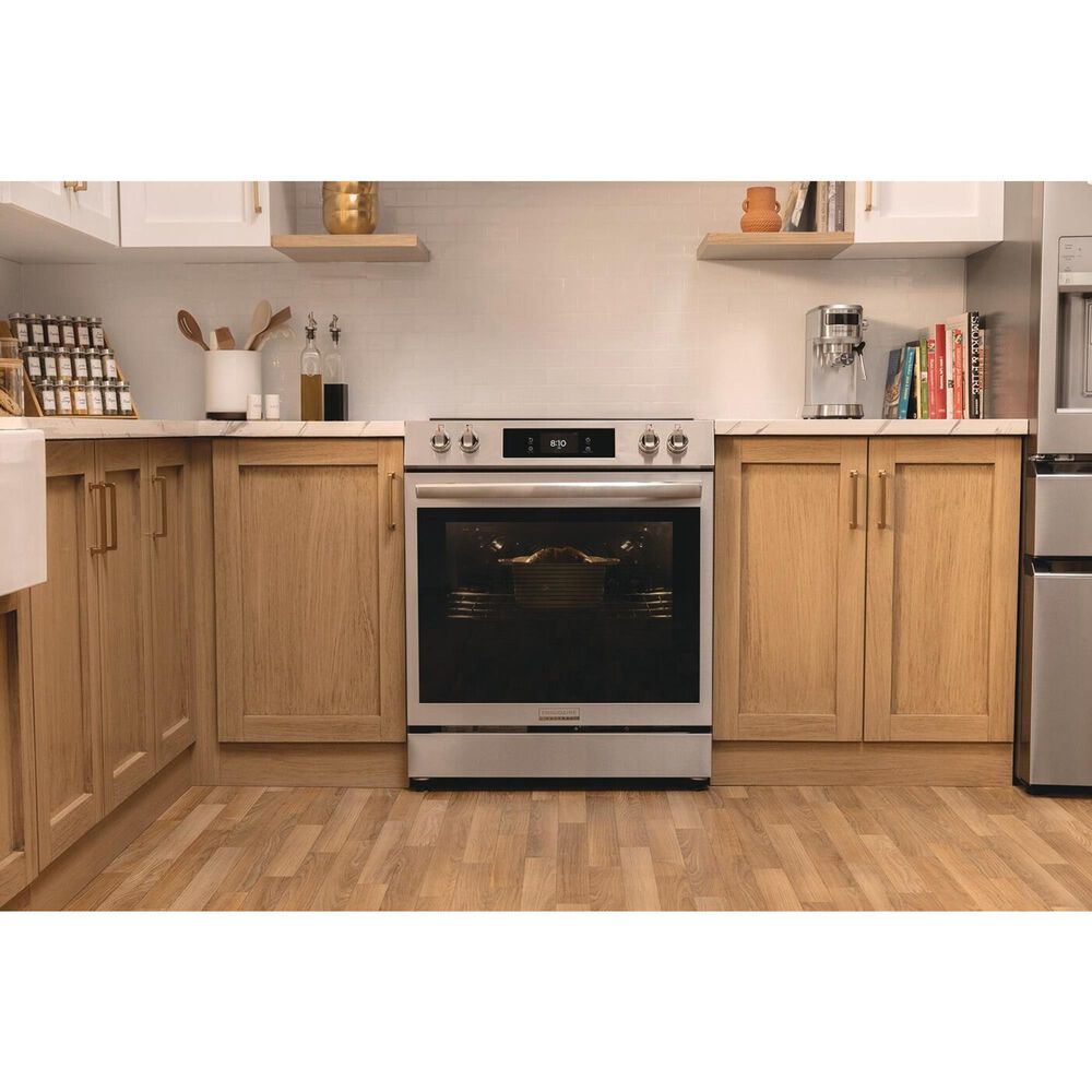 Frigidaire Gallery 2-Piece Kitchen Package with 6.2 Cu. Ft. Electric Range and 30" Over-The-Range Microwave in Stainless Steel, , large