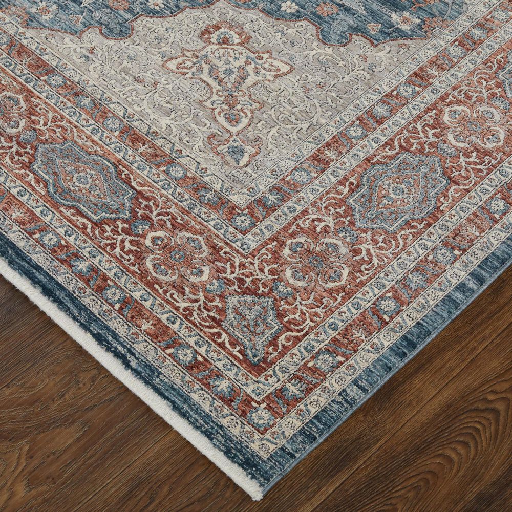 Feizy Marquette 4&#39; x 5&#39;3&quot; Gray and Multicolor Area Rug, , large