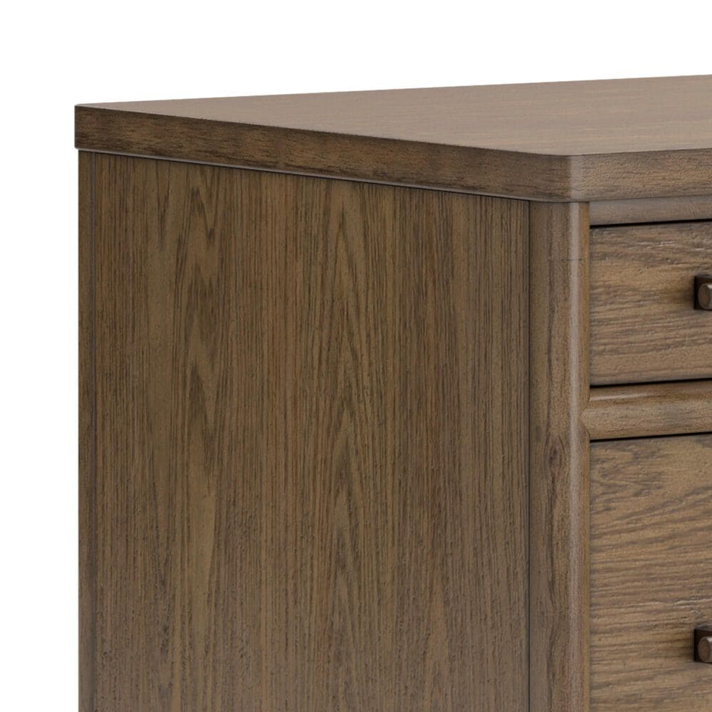 Ashley Roanhowe 2-Piece Desk and Bookcase Set in Brown Oak, , large